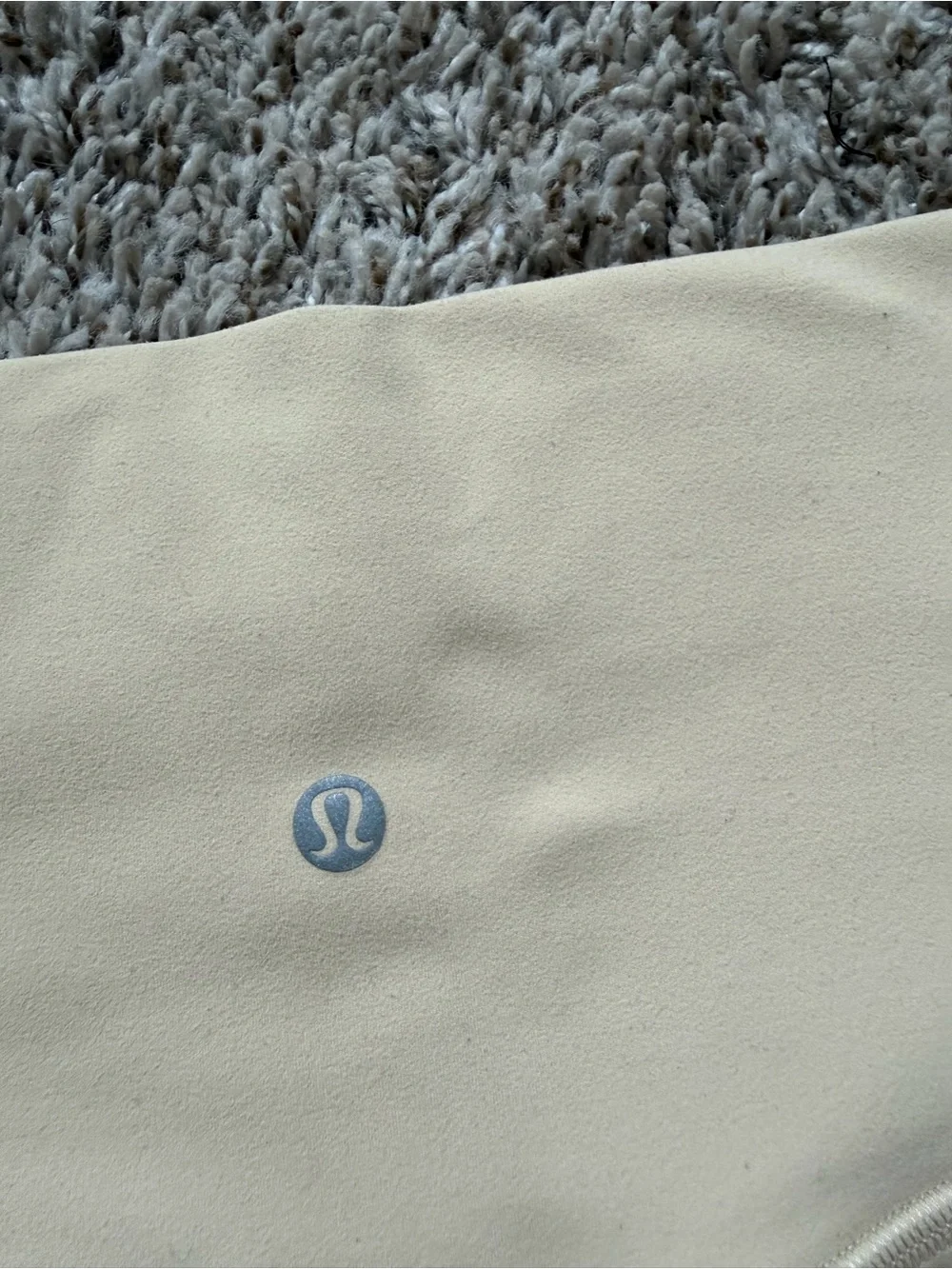 lululemon athletica Cream High-Rise Athletic Bike Shorts